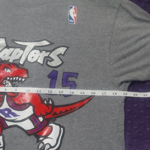 Mitchell & Ness NBA Toronto Raptors Vince Carter #15 Hardwood Classics Tee Small - Picture 4 of 9